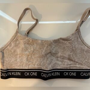 Calvin Klein Tan Bralette